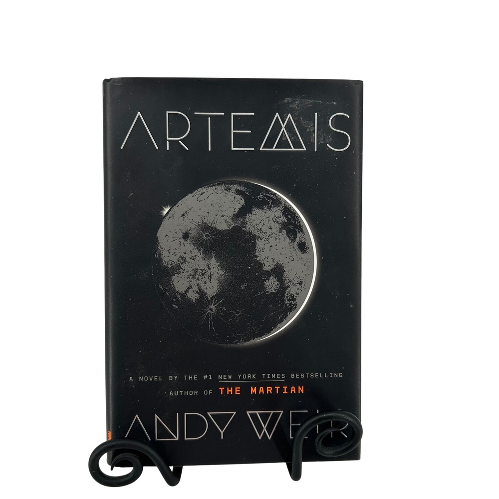 Artemis by Andy Weir First Edition Hardcover Sci-Fi Novel 9780553448122